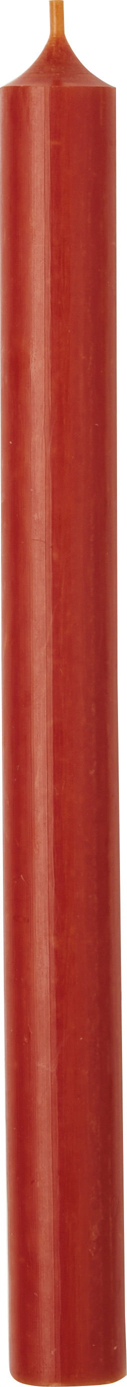 Dusty Orange Cylinder Candle - 25cm