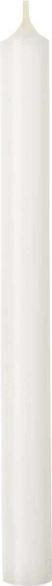 White Cylinder Candle - 25cm