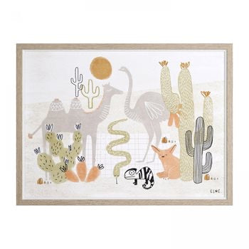 In Sandy Land - Framed Print