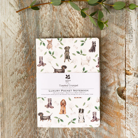NEW! Muddy Paws A6 Lined Pocket Notebook