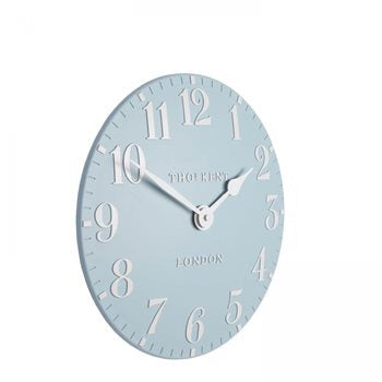 12” Arabic Wall Clock - Stonewash Blue