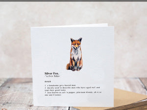Silver Fox Card