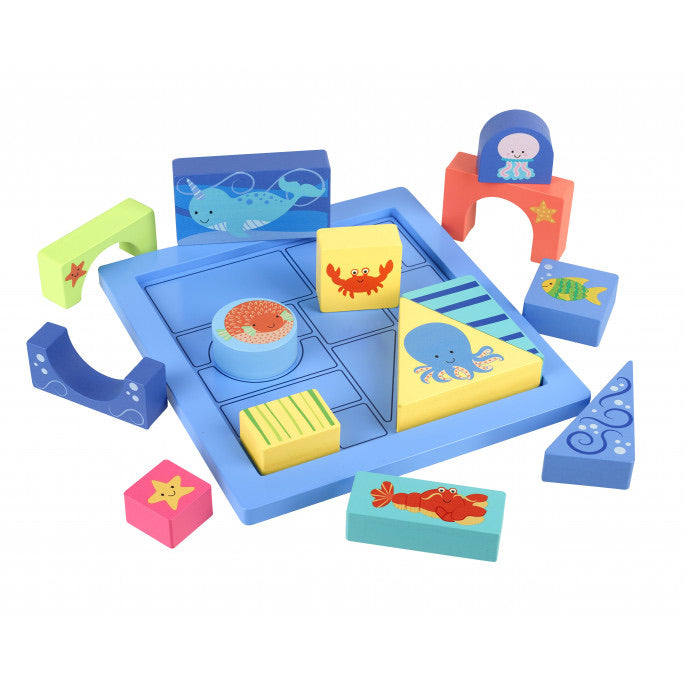 Sealife Block Puzzle Tray