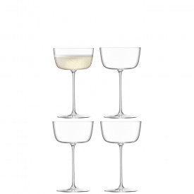 Borough Cocktail Saucers  - Boxed Set Of 4