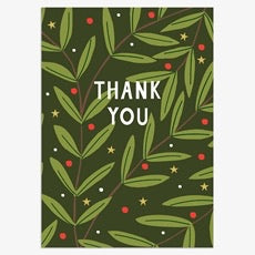 Thank You - Winter Flora