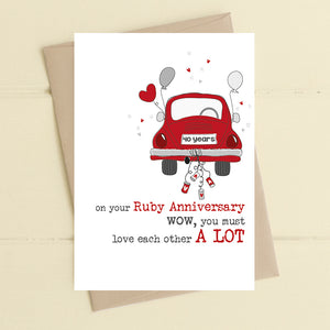 Ruby Anniversary - WOW, You Must Love Each Other A Lot