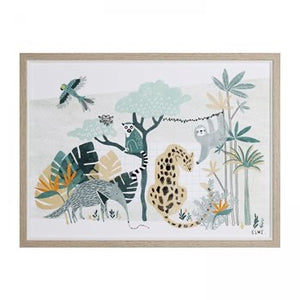 In the Jungle - Framed Print