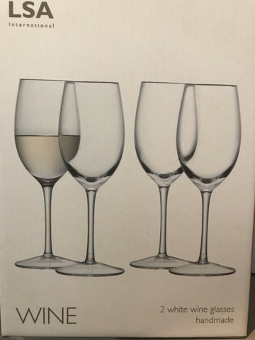 cadeauxwells - Set of 4 white wine glasses - LSA - Glassware