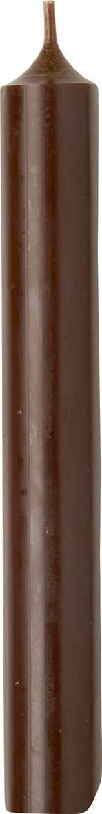 Dark Brown Cylinder Candle - 25cm