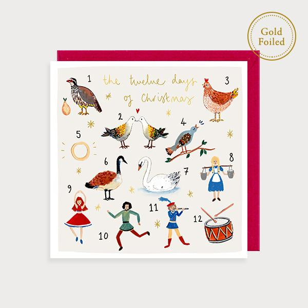 Twelve Days Of Christmas Card