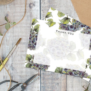 Hydrangea - Set of 6 Thank You Cards