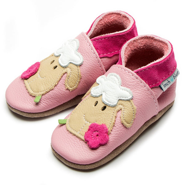 Inch Blue Baby Shoes - Sheep Baby Pink
