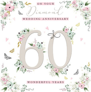 On Your Diamond Wedding Anniversary - 60 Wonderful Years