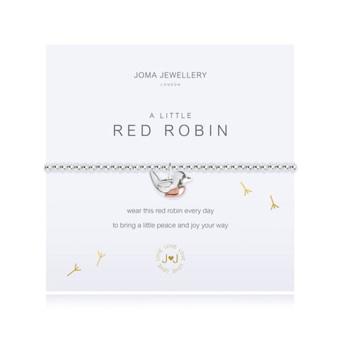 A Little Red Robin Bracelet