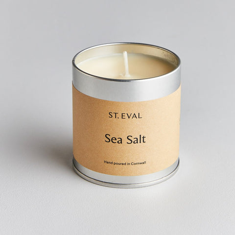 cadeauxwells - Sea Salt Tin Candle - St Eval Candles - Candles