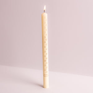 cadeauxwells - Ivory Advent Candle 7/8” x 12” - St Eval Candles - Candles
